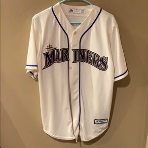Ken Griffey Jr. Majestic Cream Alternate
